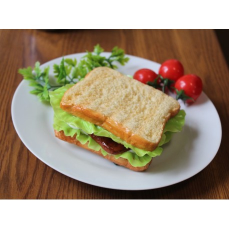 Бутерброд з муляжами для тостів (тарілка, декор)