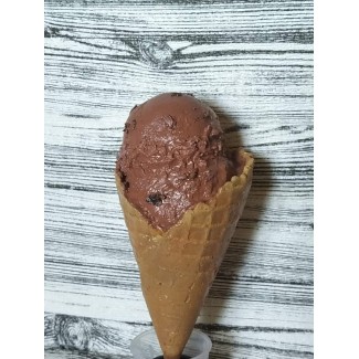 Муляж Мороженое рожок какао два шарика