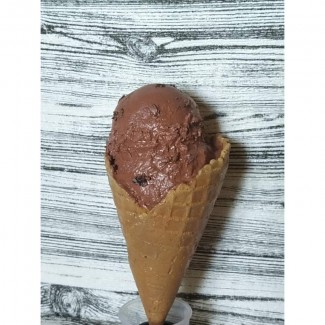 Муляж Морозиво ріжок какао дві кульки