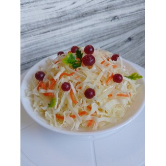 Муляж Салат Квашена капуста.Тарілка 15см