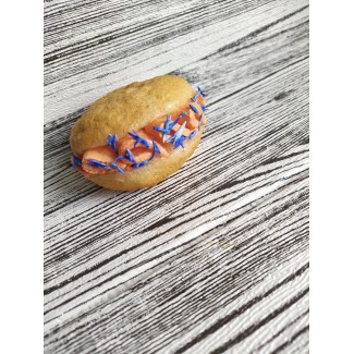 Муляж Тістечко-гамбургер "Лосось"