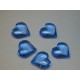 Кришталеве серце блакитне 5 шт А 815
